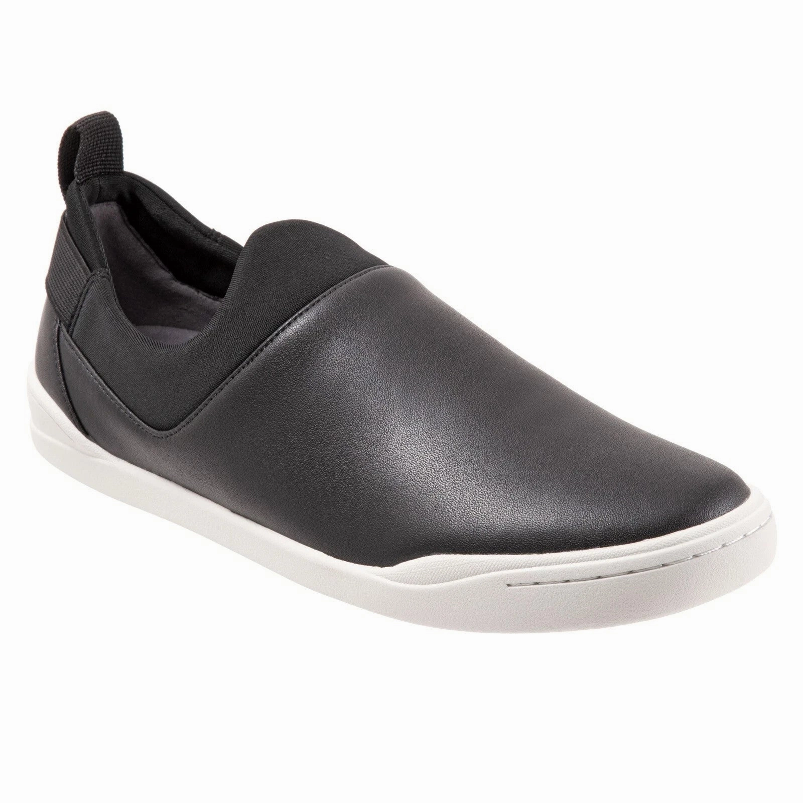 SoftWalk Maya S2154-001 Sneaker Womens  Black Leather Lifestyle Shoes JOBB293 City Fit