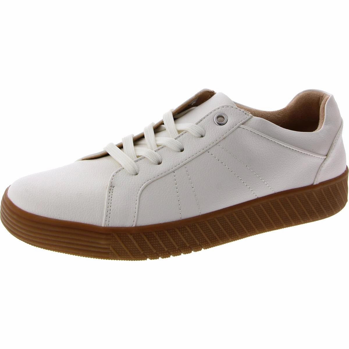 Shock Performance Neela Womens Faux Leather Casual and Fashion Sneakers
