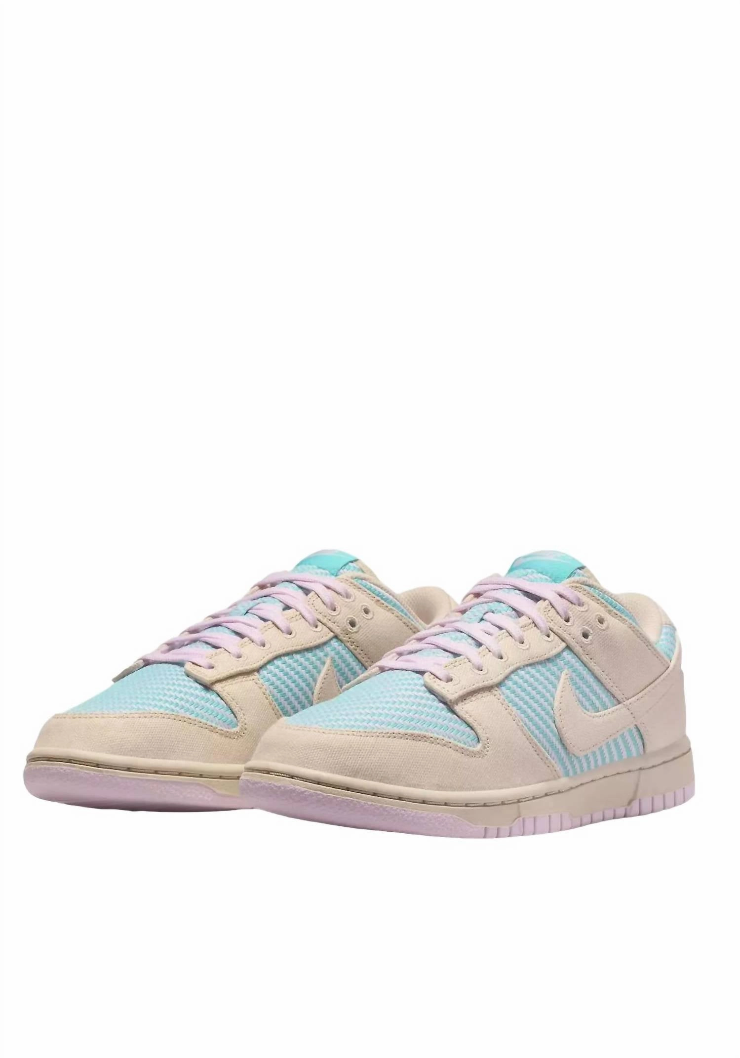 Secure Lace System Women's Dunk Low Heat Wave Sneakers In Multi Color/sanddrift/dusty Cactus