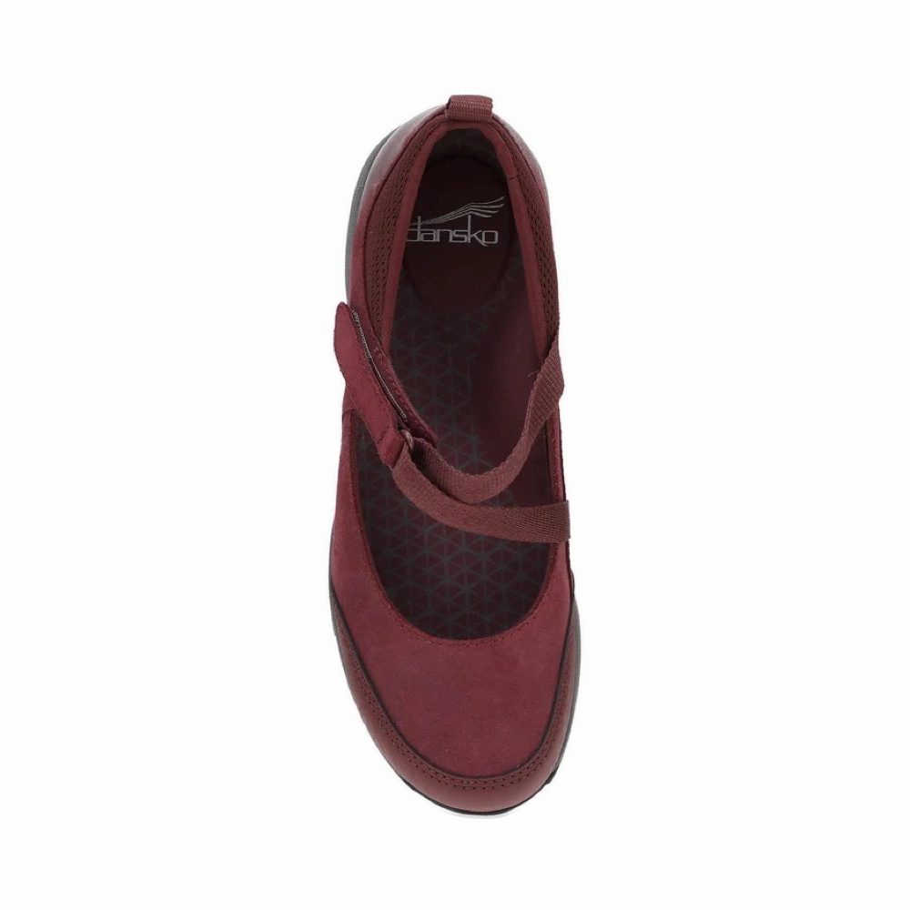 Lined Inside Fresh Vibes Dansko Women's Primrose Mary Jane in Wine