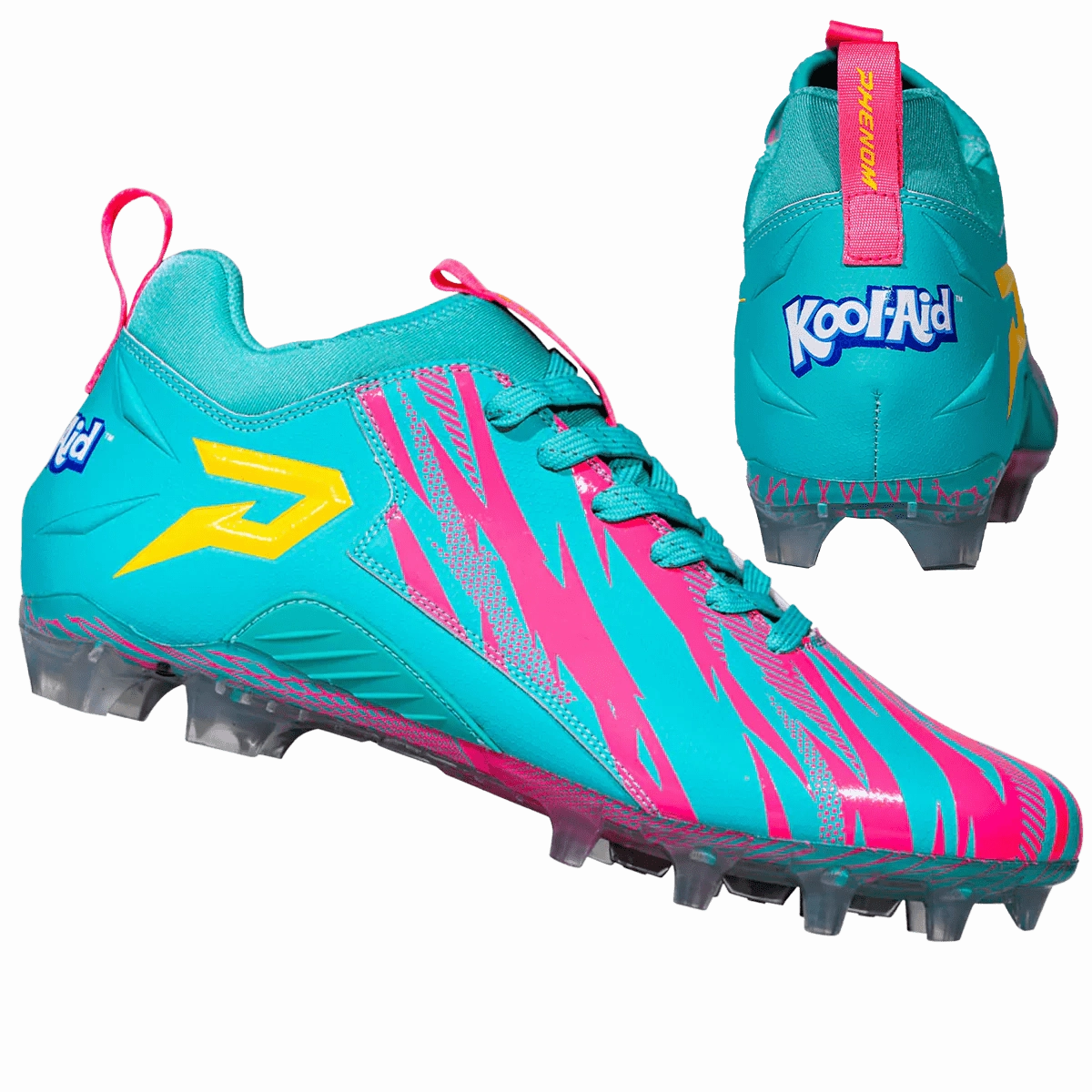 Foot Traction Pace Control Phenom Elite Men's Kool-Aid 'Sharkleberry Fin' Quantum Speed Football Cleats