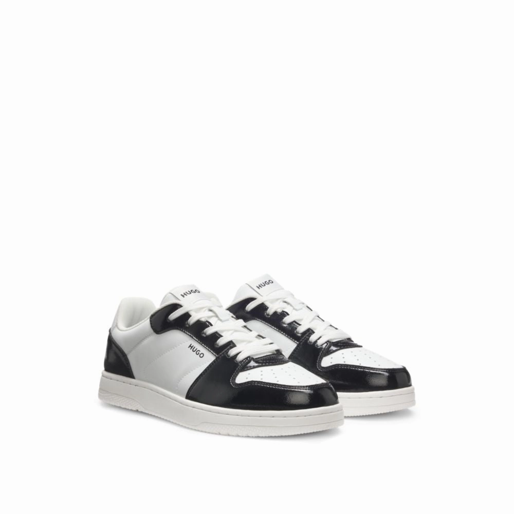 Shock-absorbent Color-blocked trainers with logo details