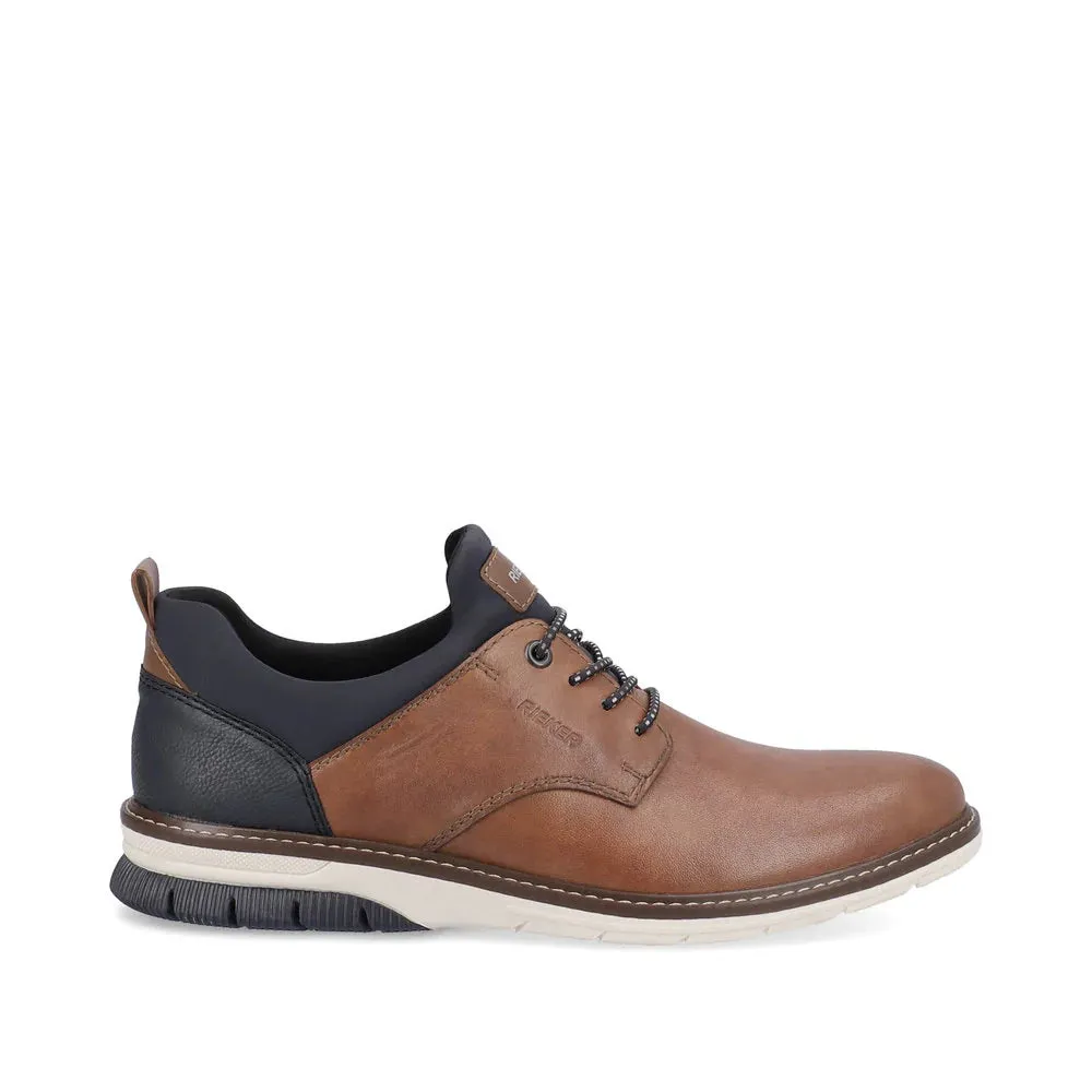 Fast Walk Campus Tour Rieker Men's Dustin 54 Shoe in Brown