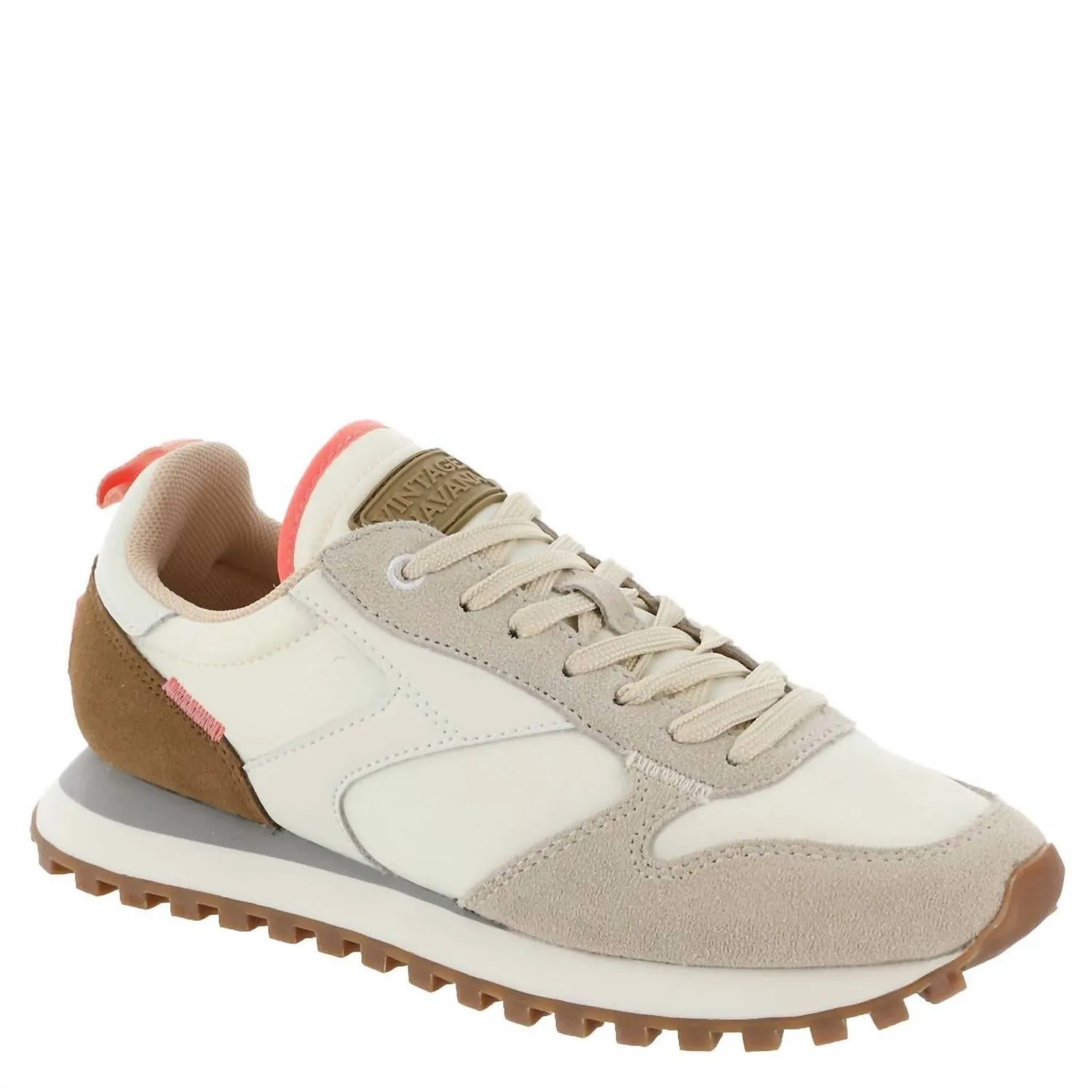 Sustainable Stitching Women's Swift 7 Sneakers In Taupe/ Brown Multi