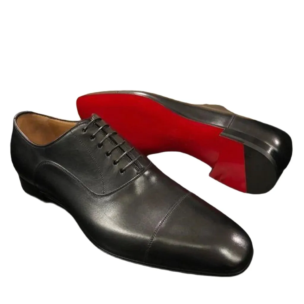 Day To Day Neutral Office il Rosso 5 - Red Bottom sole Leather Oxford Shoes For Men