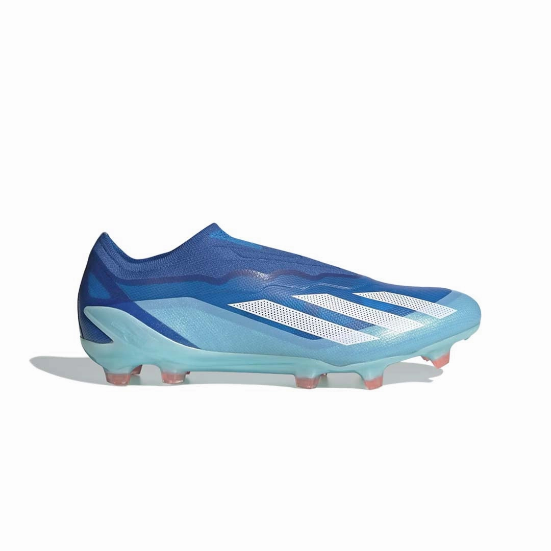 Weatherproof Exterior Stability Boost adidas - Men's X Crazyfast.1 Laceless Firm Ground Soccer Cleats (FZ6563)