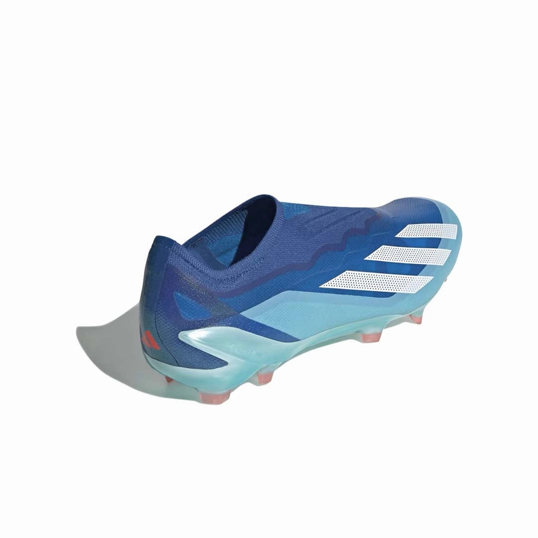 Heel-cushioned kids' shoes Tear Resistant Weave adidas - Men's X Crazyfast.1 Laceless Firm Ground Soccer Cleats (FZ6563)