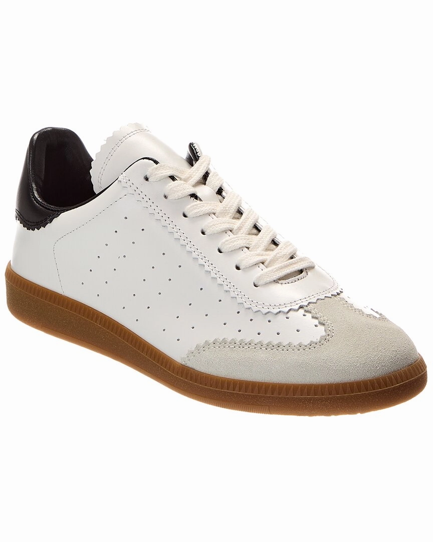 Responsive Energy Return Cushioned look Isabel Marant Bryce Leather Sneaker
