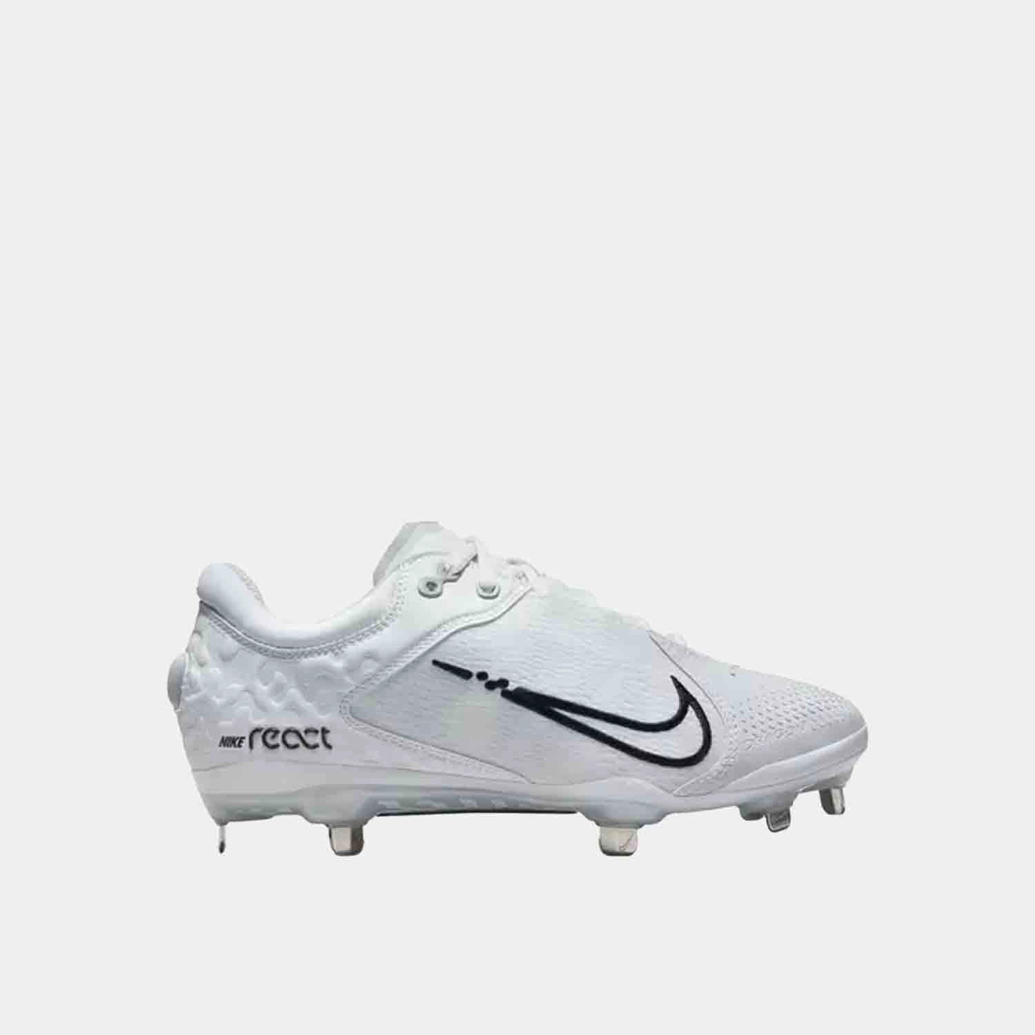 Women's Nike Hyperdiamond 4 Elite Metal Softball Cleats press - box shoes