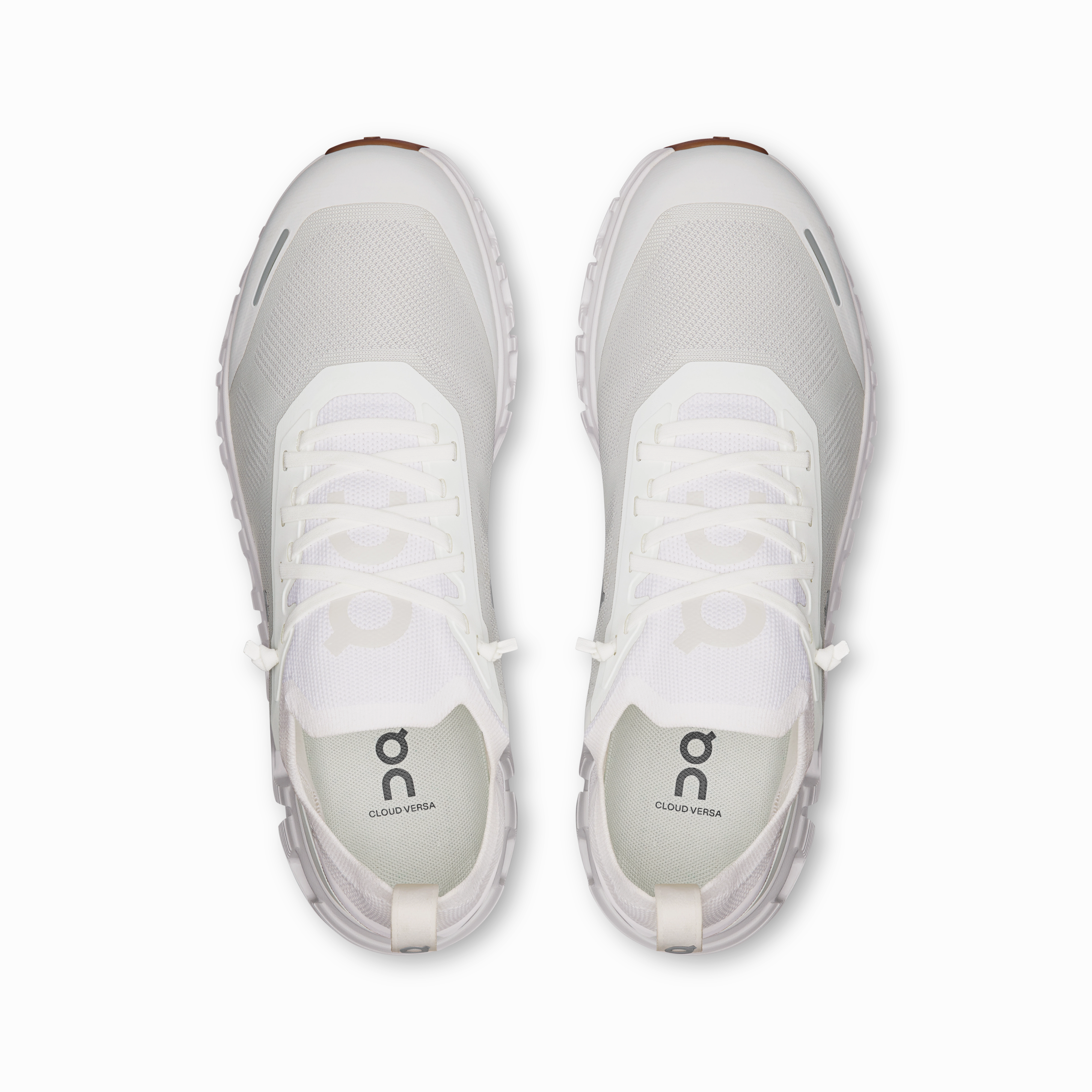 mesh - upper shoes Breathable mesh design On Running Men's Cloud 6 Versa Shoes - White / White