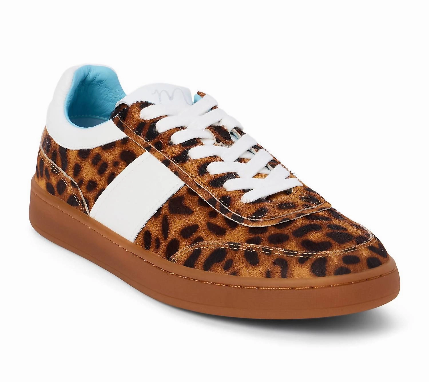 Bounce Technology Everyday Fit Women's Quincy Low-Top Sneaker In Cheetah Cow Hair