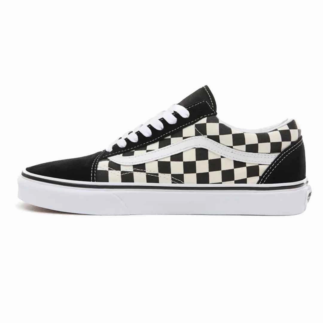Leisure Comfort Look Walk Vans - Unisex Primary Check Old Skool Shoes (38G1P0S)