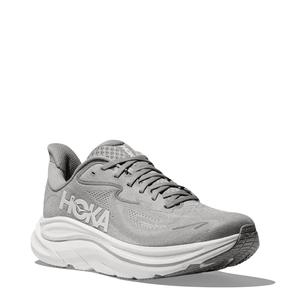 Hoka Men's Clifton 10 Sneaker in Stellar Grey/Stardust Street Proof
