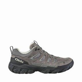 Oboz Women's Sawtooth X Low Waterproof Hiker in Hazy Gray Range Step