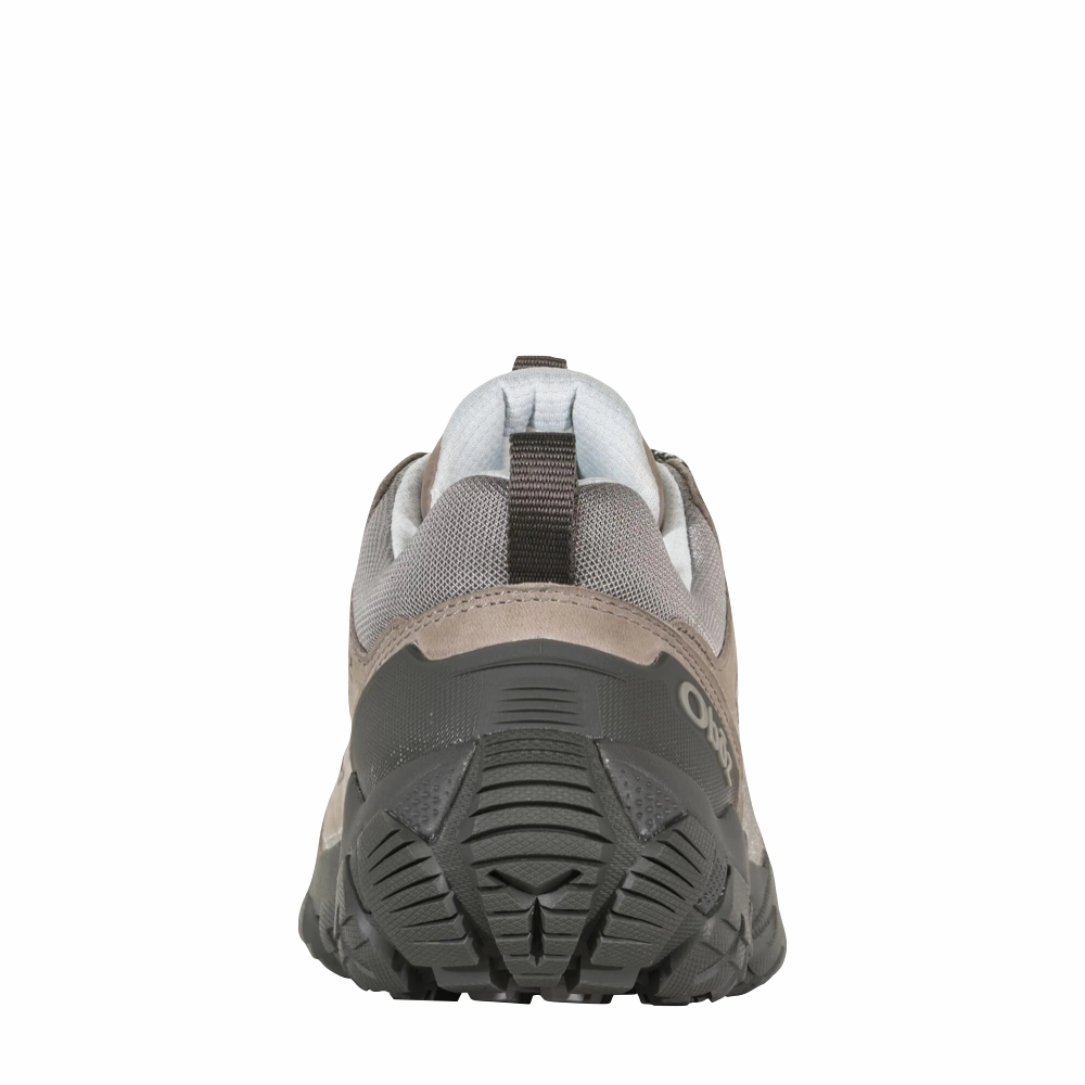 Oboz Women's Sawtooth X Low Waterproof Hiker in Hazy Gray Step Control