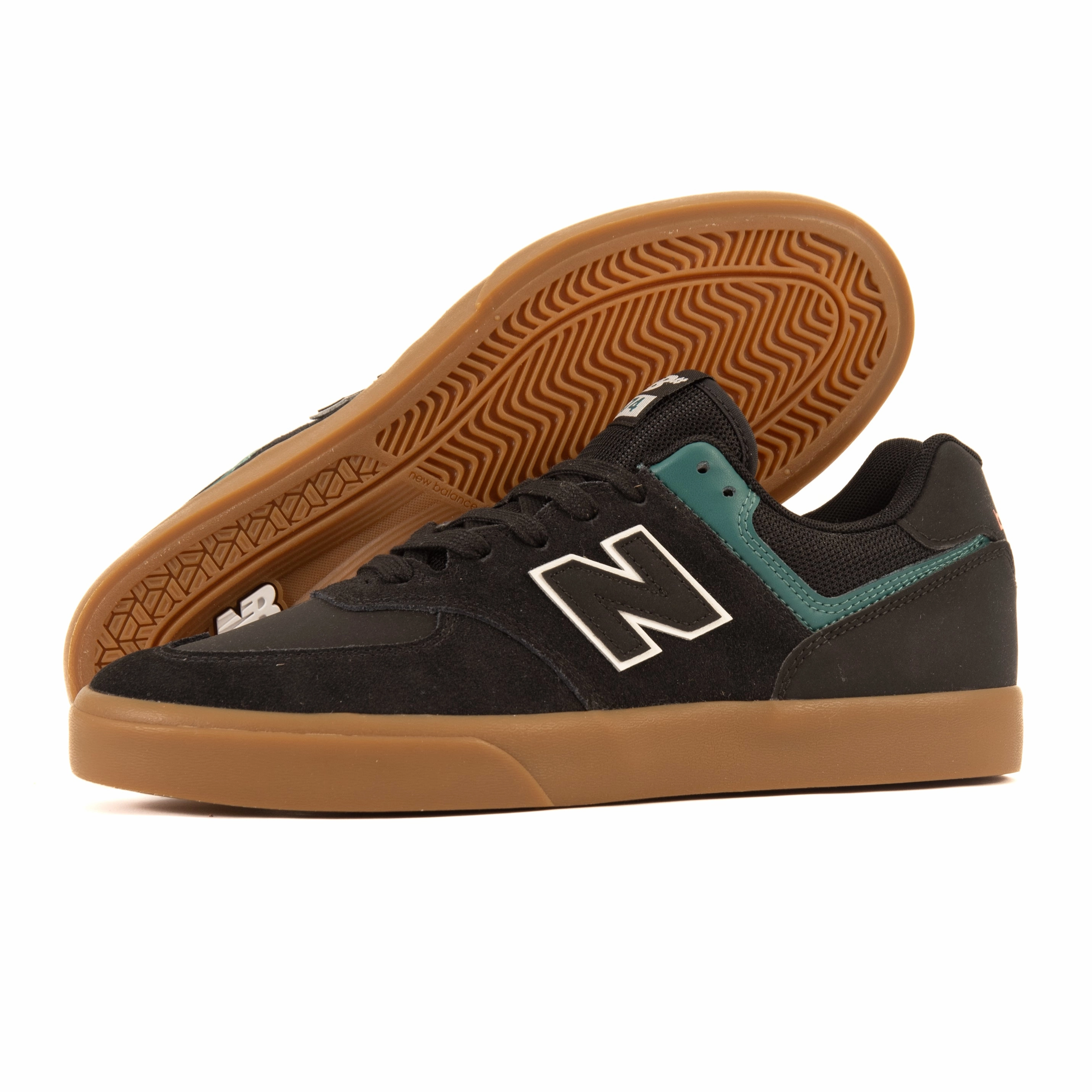 New Balance - 574 VBG (Black/Green)*SALE suitable for beginners running shoes for 5K races