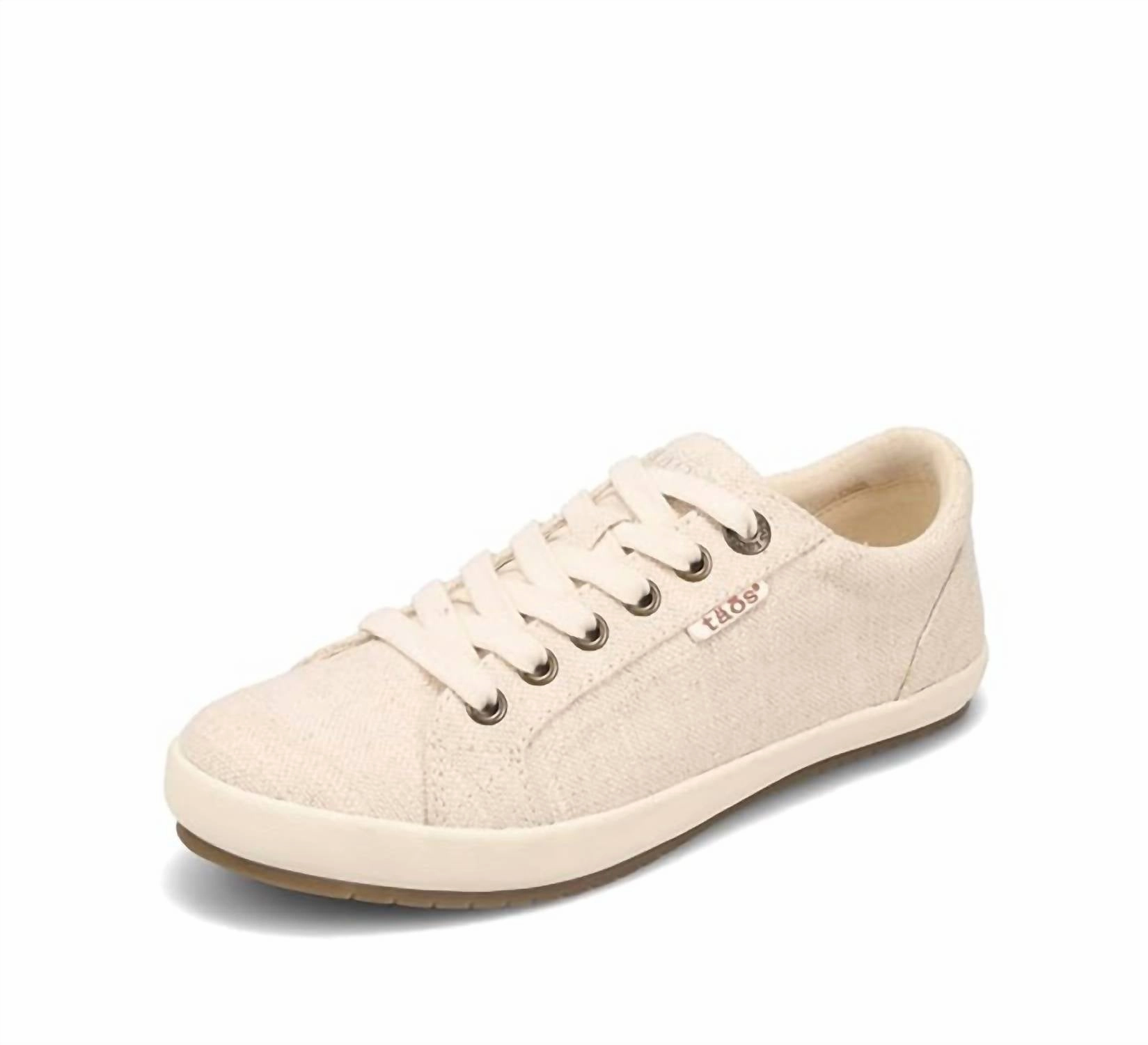 Low Cut Prostration Women's Star Fashion Sneaker In Beige
