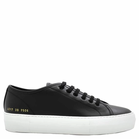 Breathable Quarter Panels Common Projects Tournament Low-Top Leather Sneakers