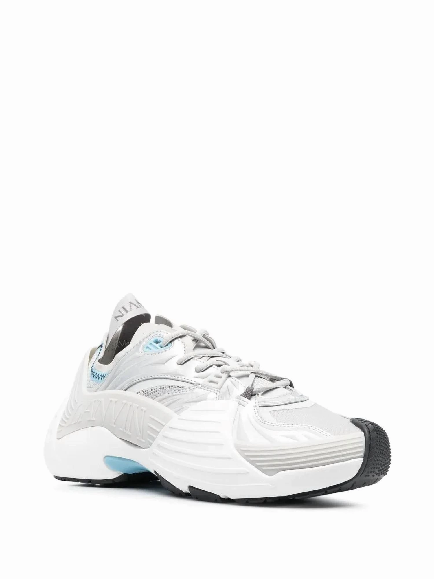 Women's Flash X Mesh Low-Top Sneakers In Silver Speed-Friendly