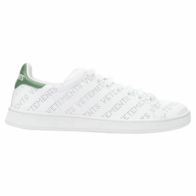 Stitchless Construction Durable Outsole Design Vetements Demna logo perforated leather Stan Smith low sneaker