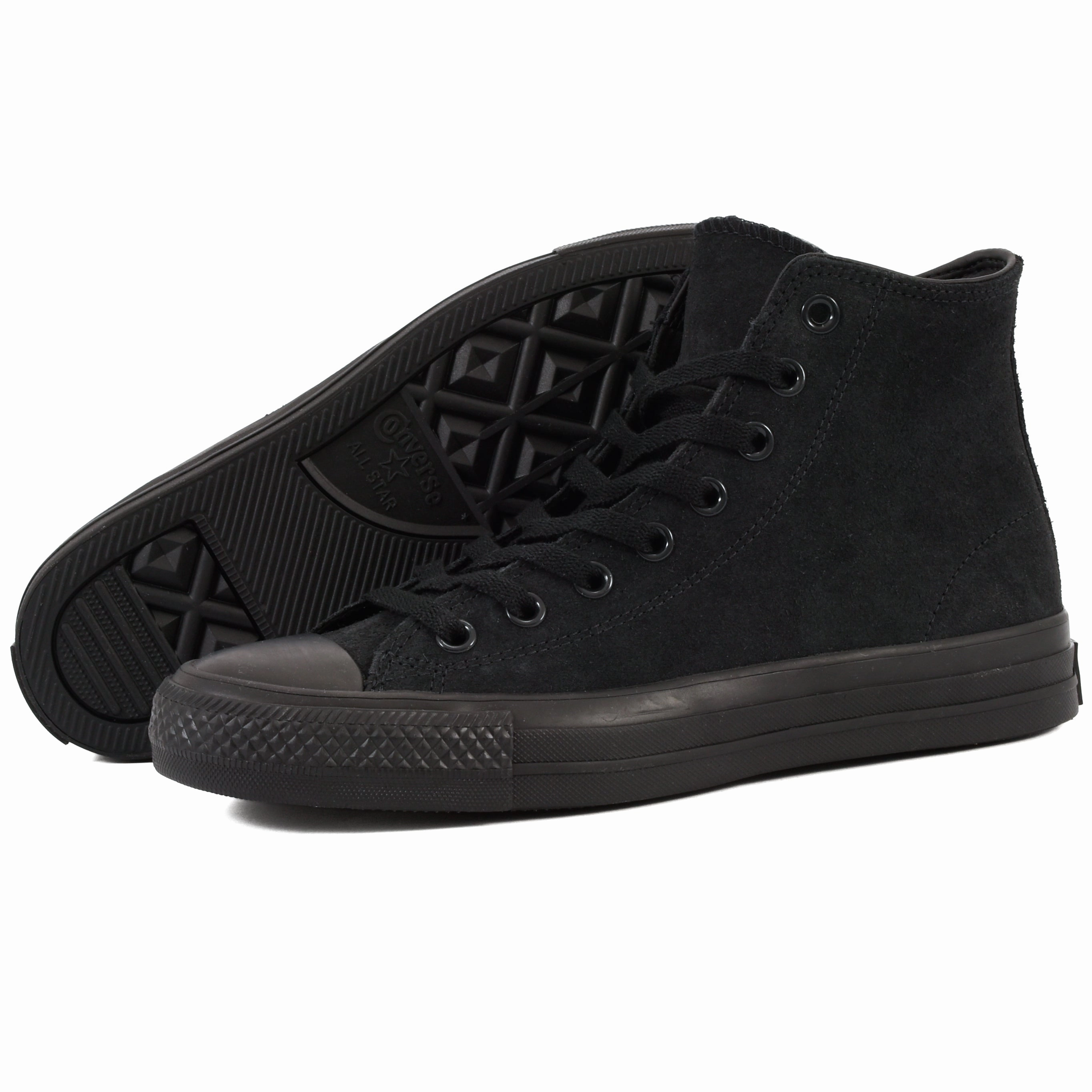 Puma Suede CONS - Chuck Taylor All Star Pro Hi (Black/Black/Black)