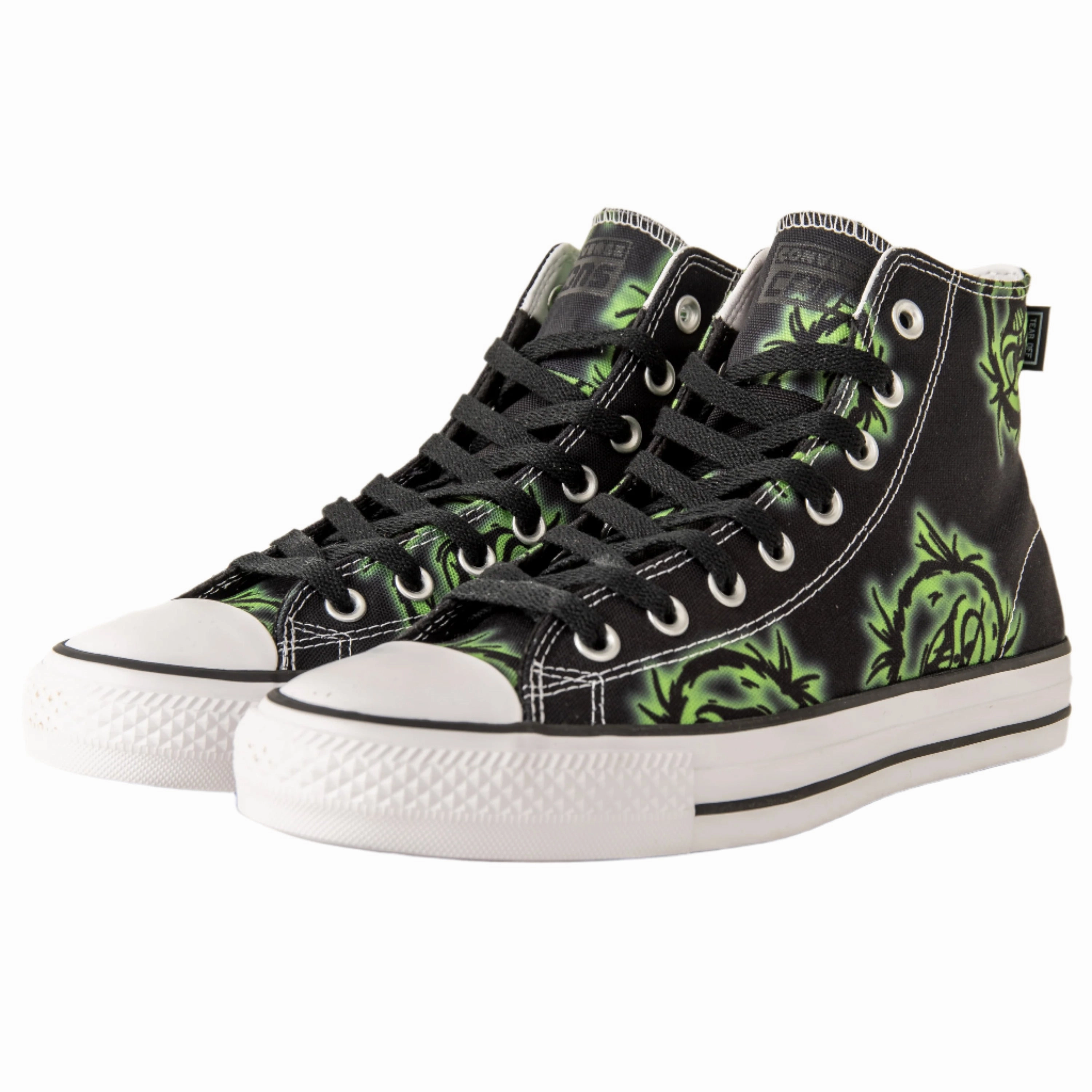CONS - Chuck Taylor All Star Pro Hi (Black/Virtual Matcha/White) *SALE morning running shoe moment exercise routine