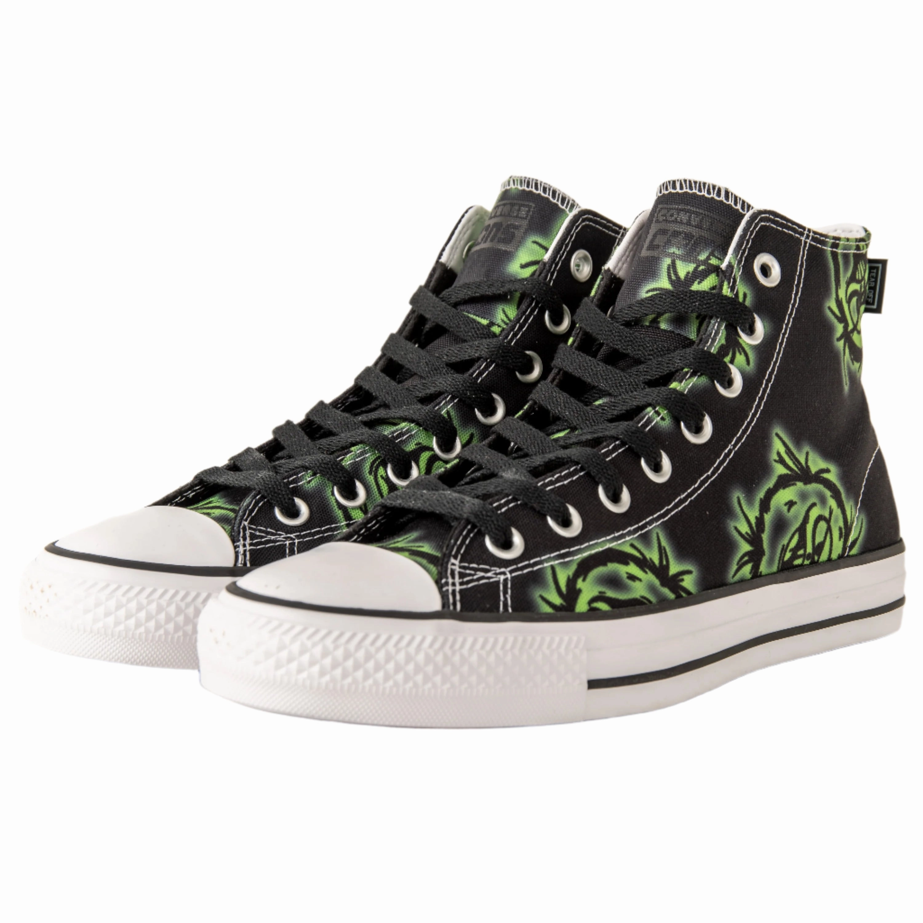 CONS - Chuck Taylor All Star Pro Hi (Black/Virtual Matcha/White) *SALE Internal Support Sling Torsion Rigidity System