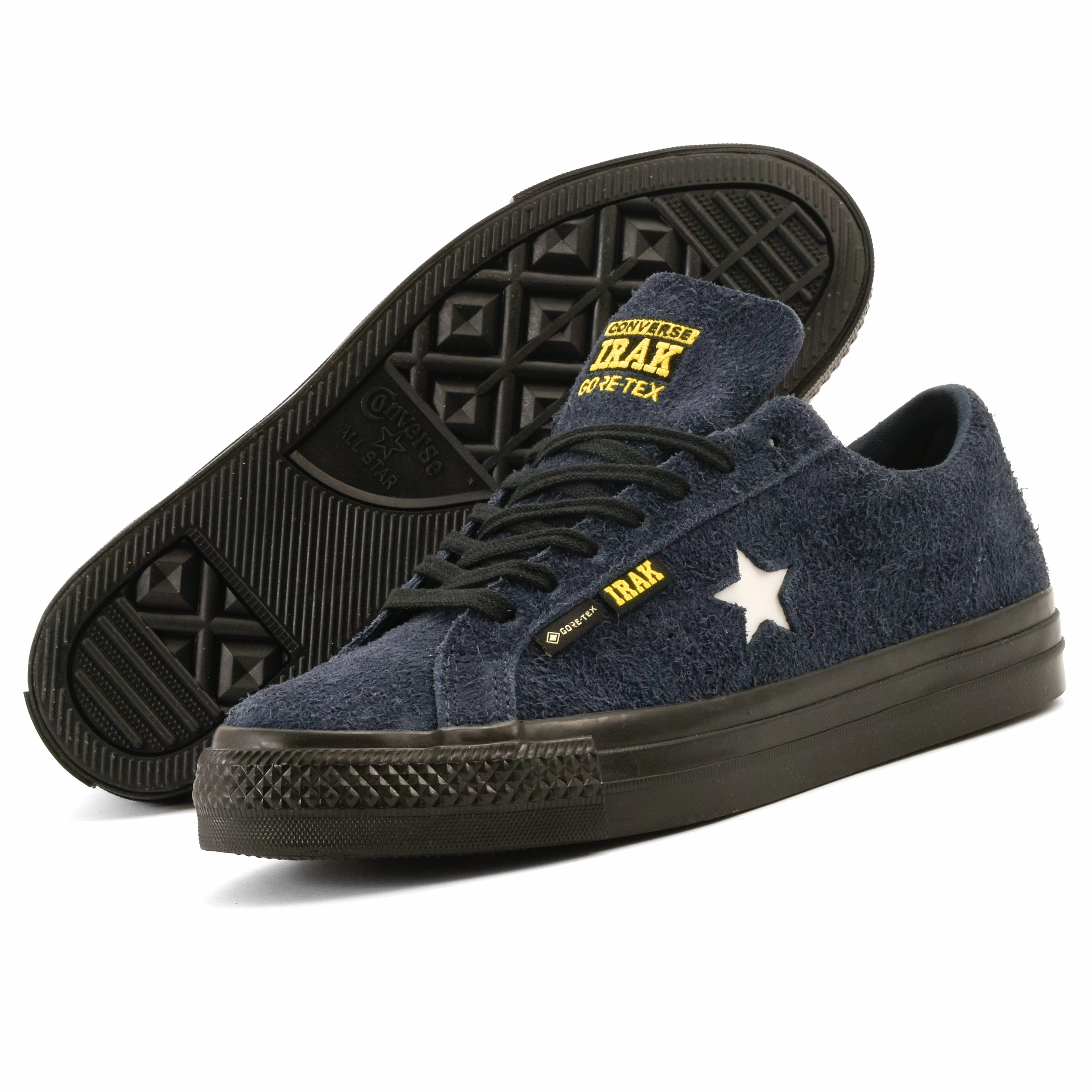 Budget - friendly half - marathoning shoes Cons - Converse x IRAK NYC One Star Pro OX (Navy/Black/Vibrant Yellow)
