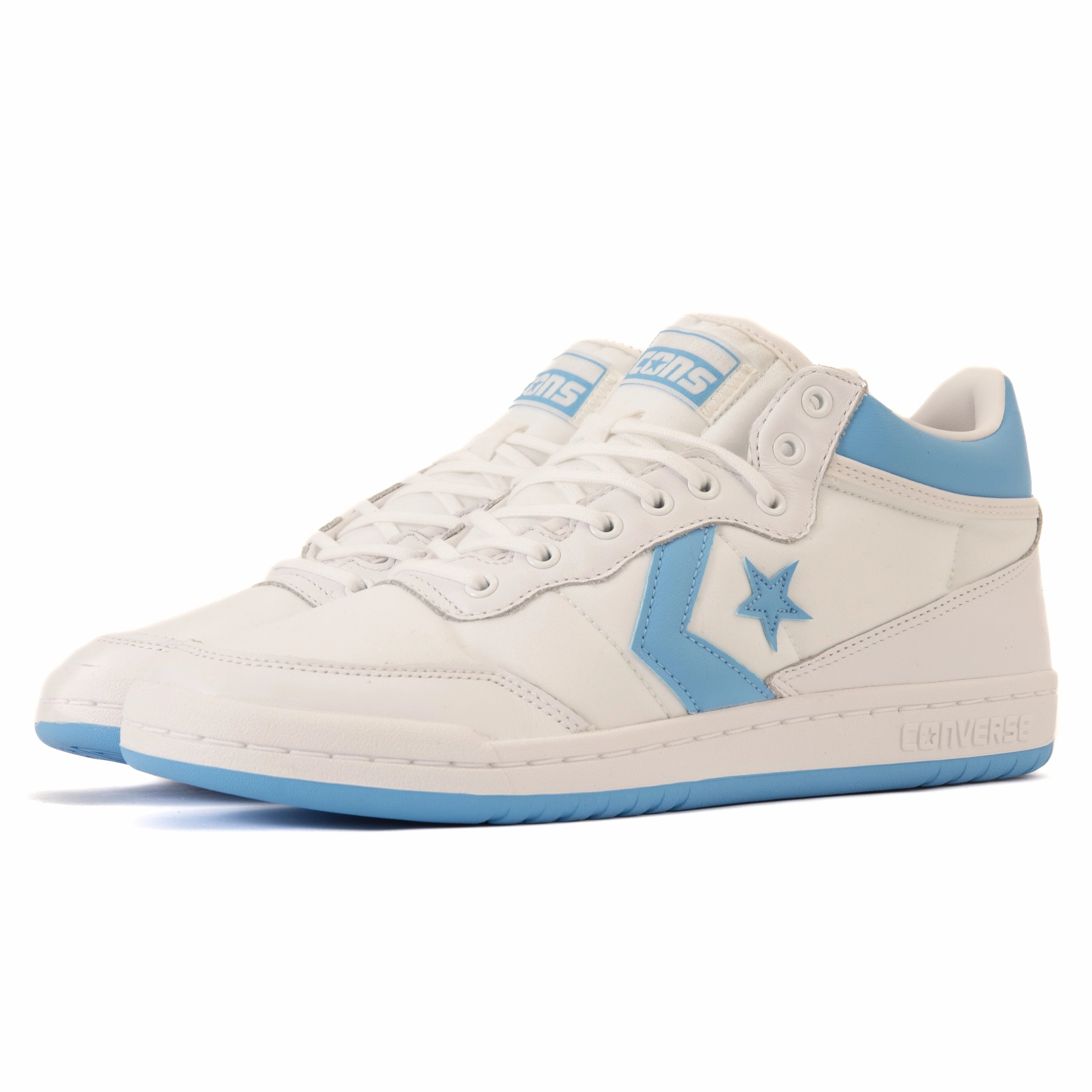 Classic Shoes resistance bands Cons - Fastbreak Pro Mid (White/Light Blue/White)