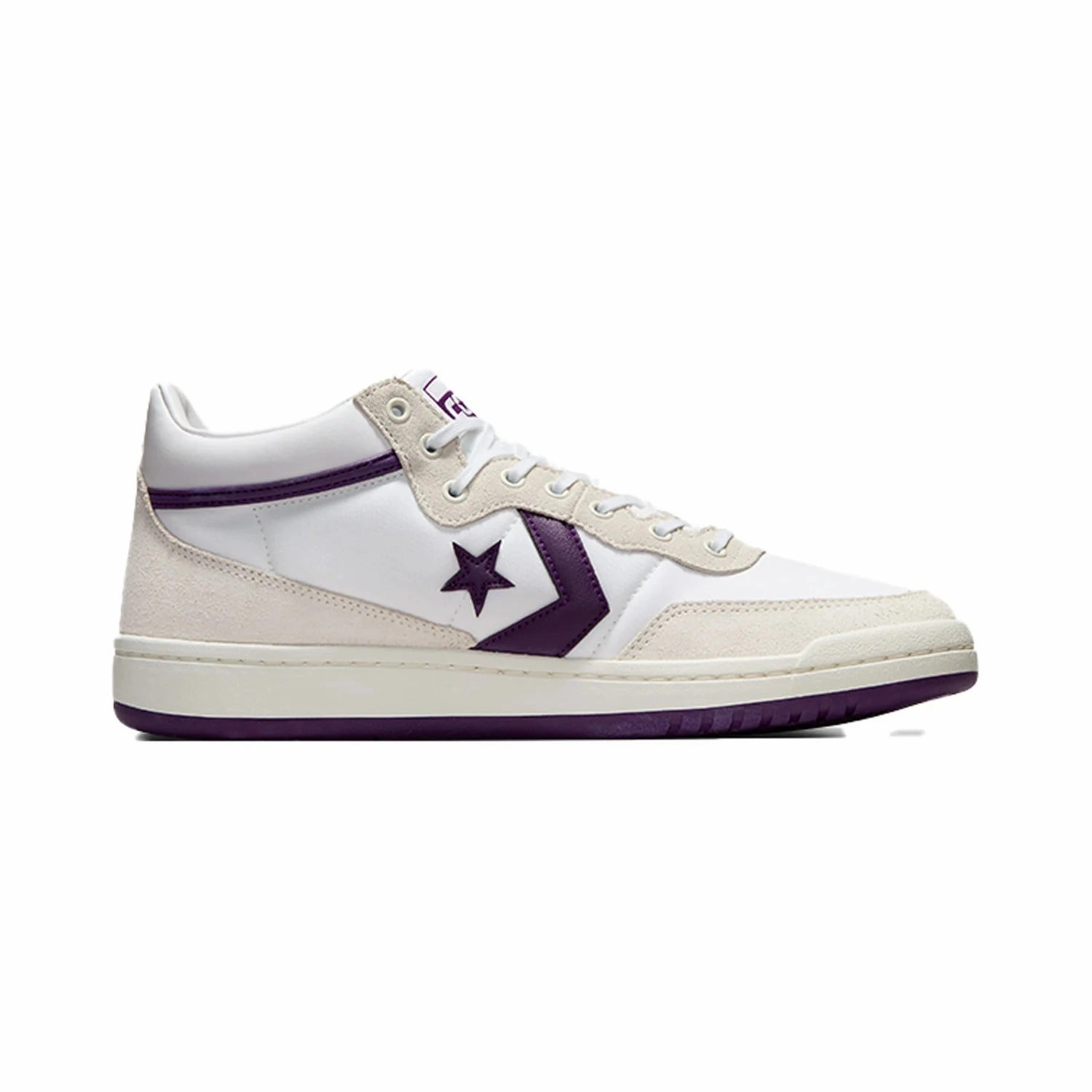 budget - friendly - affordability shoes Solid - colored CONS - Fastbreak Pro Mid (White/Vaporous Gray)