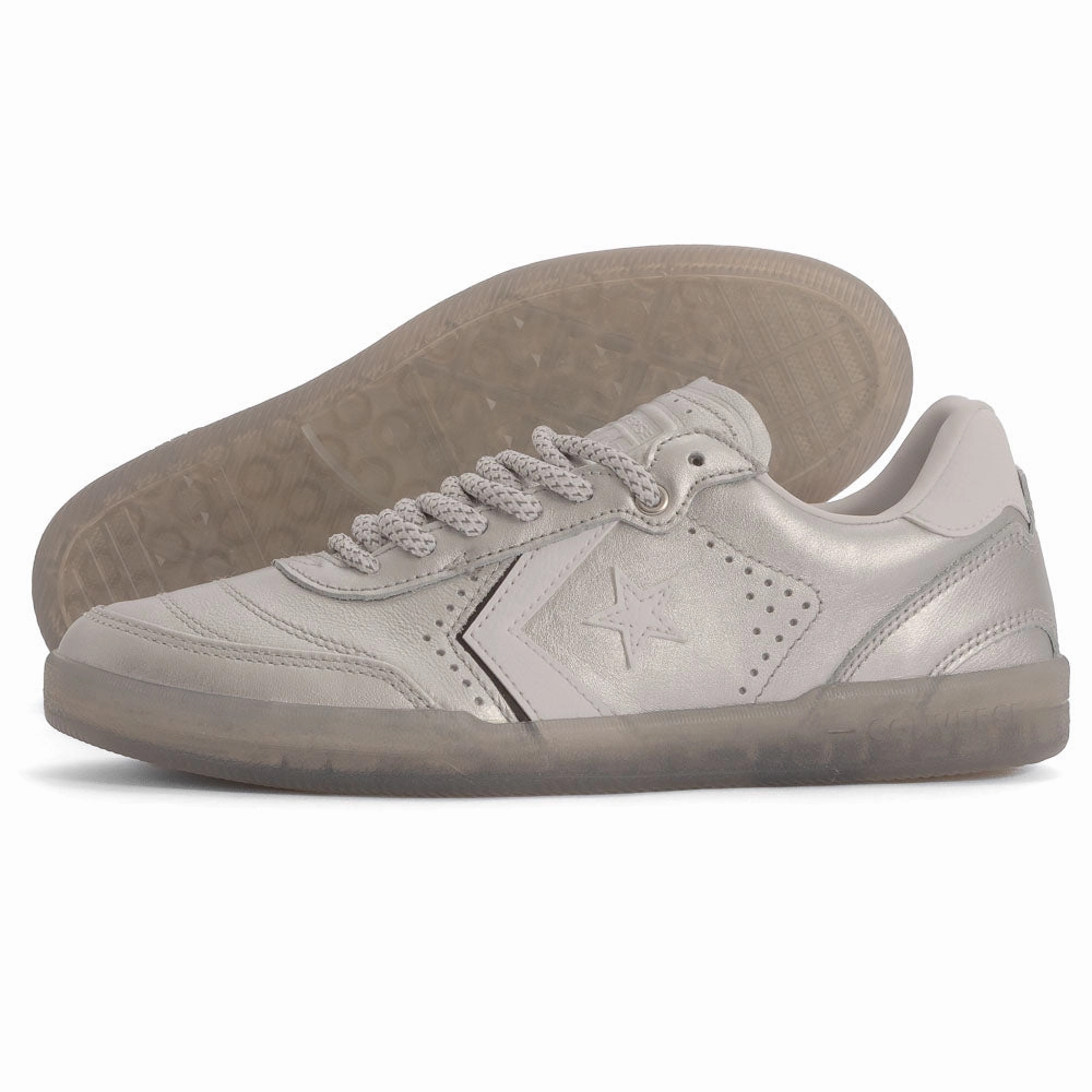 CONS - Louie Lopez Pro 2 OX (Silver) running in a tied - arch bridge area shoes athlete shoes