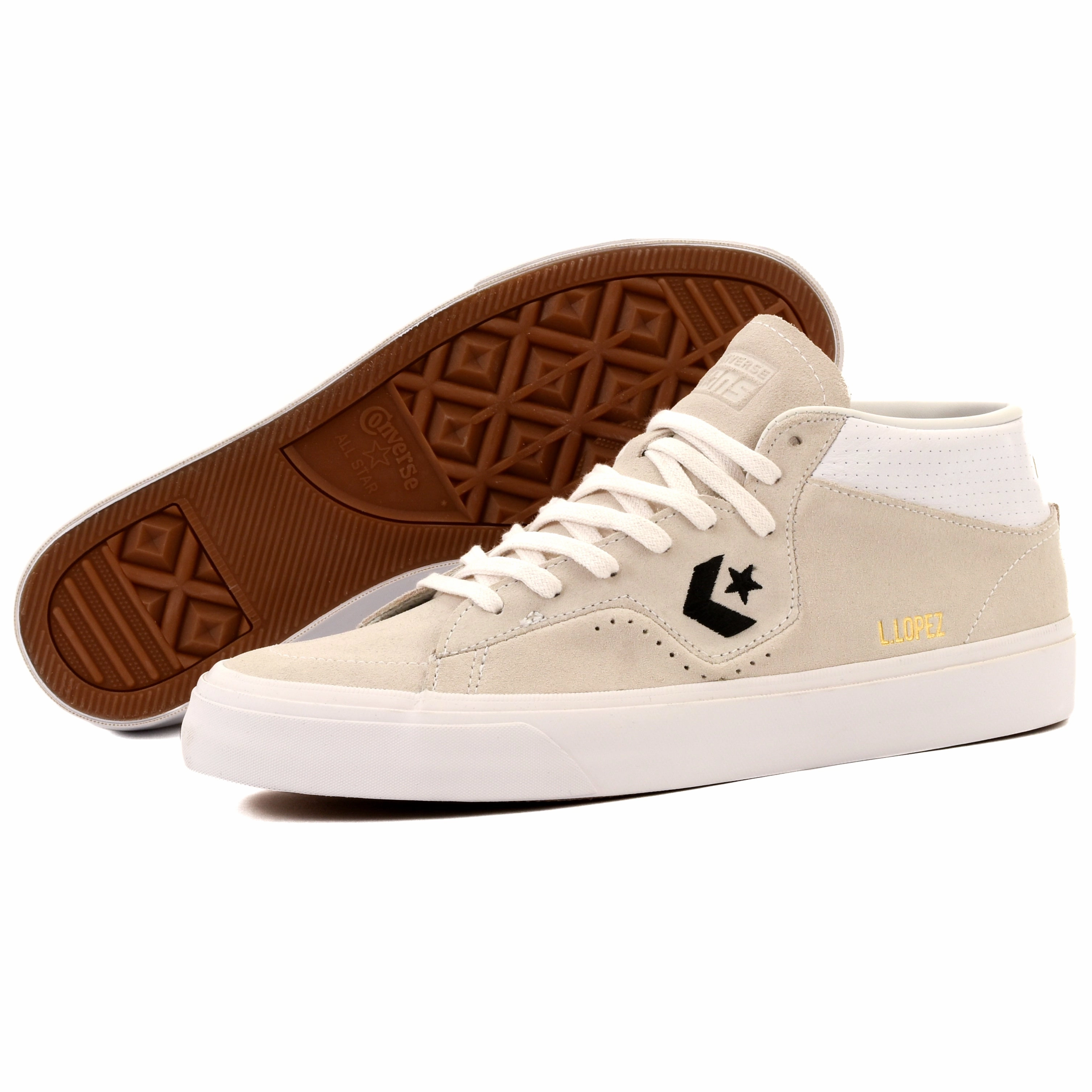 CONS - Louie Lopez Pro Mid (White/Black/White)*SALE Wicking Layer easy to take off