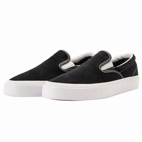 Cons - One Star CC Slip (Black/White) easy - to - put - on shoes