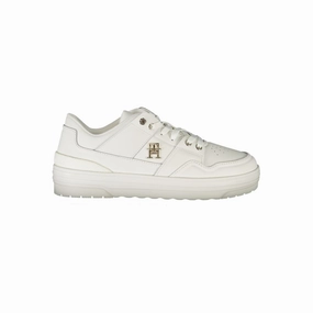 Street Mode Step Smooth Tommy Hilfiger Leather Women Women's Sneaker