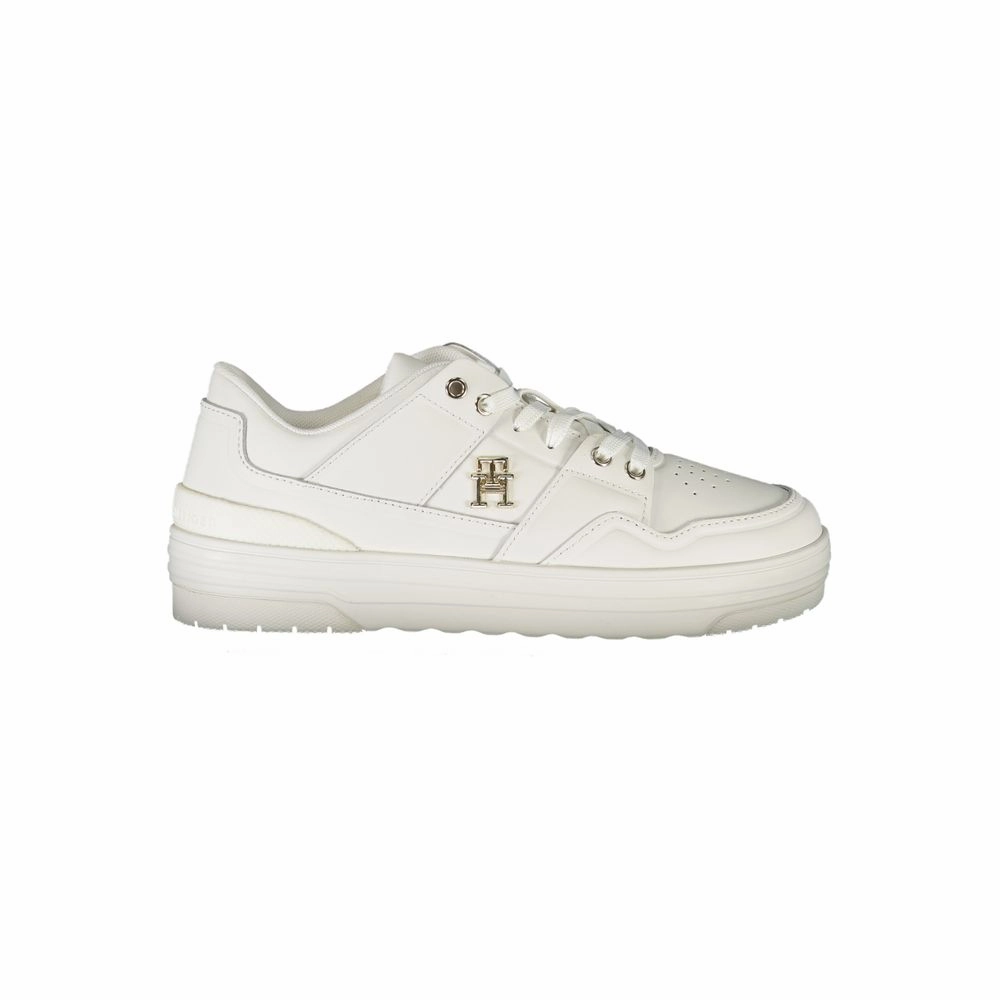 Street Mode Step Smooth Tommy Hilfiger Leather Women Women's Sneaker