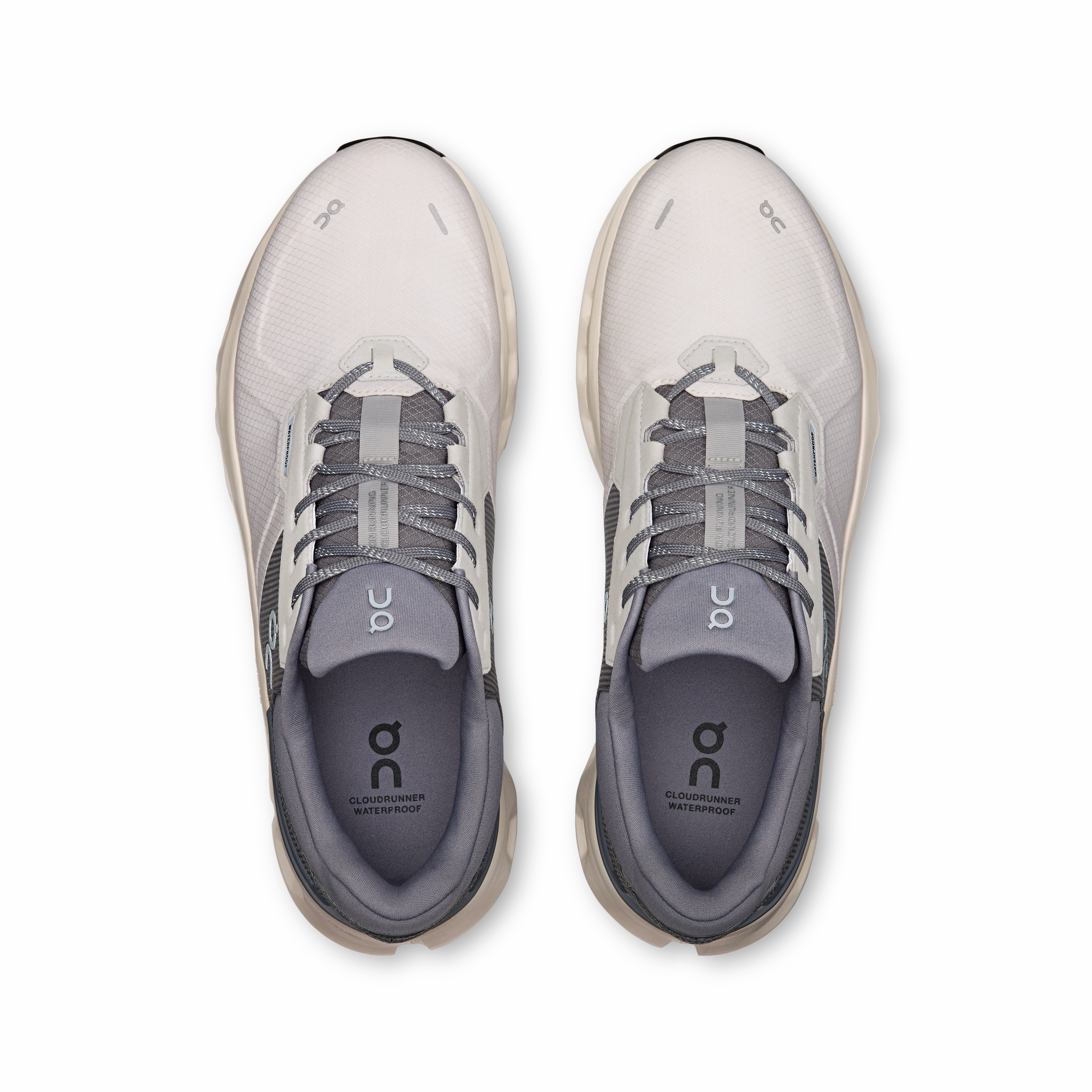 On Running Men's Cloudrunner 2 Waterproof Shoes - Wolf / Dust running - specific footwear Ankle Collar Padding