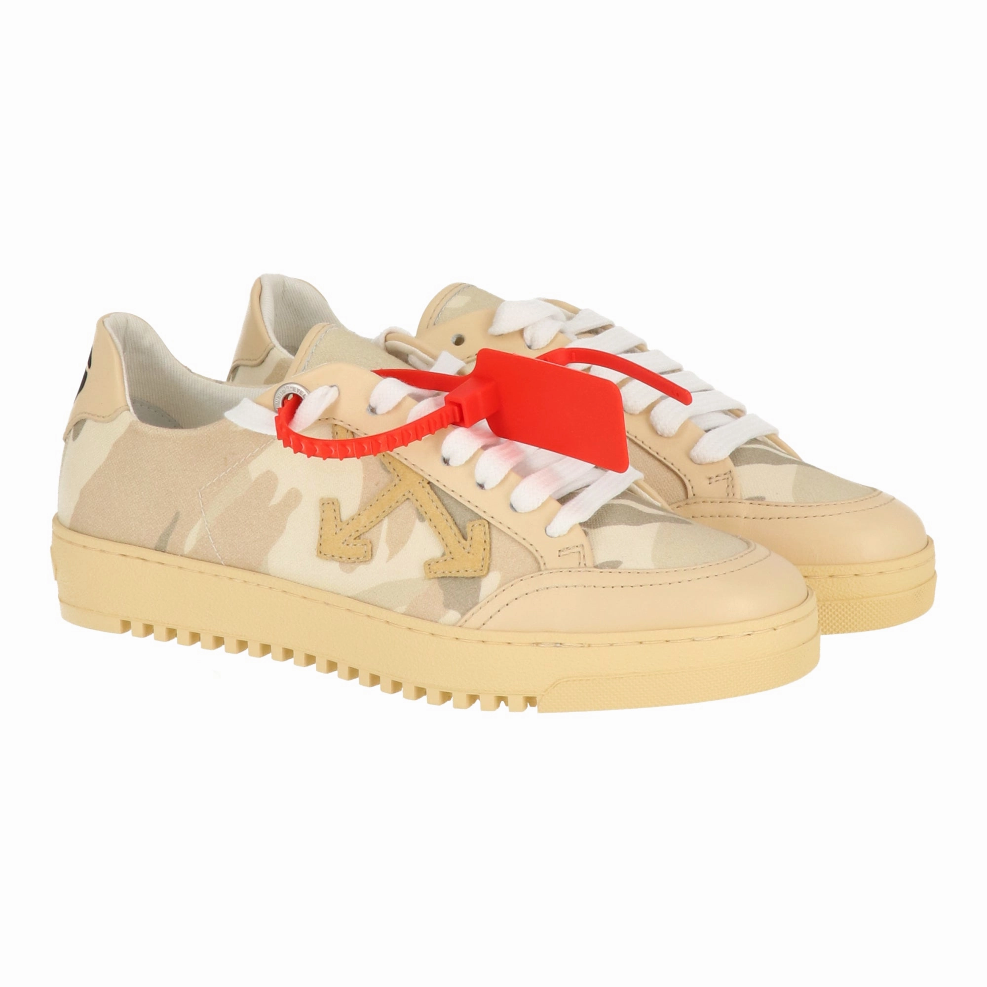 Dual Density Foam Off White Womens Beige Sneaker
