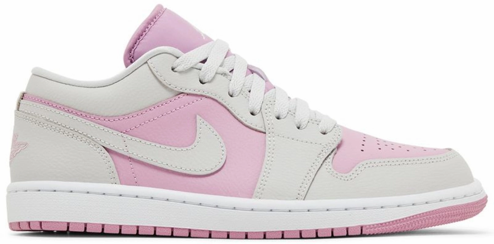 Simple Match Travel Style Jordan 1 Low Orchid Neutral Grey (Women's)