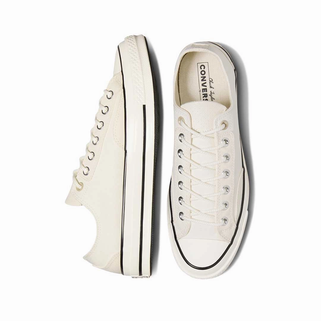 Converse - Unisex Chuck 70 Canvas & Leather Low Top Shoes (A08762C) Supportive Design