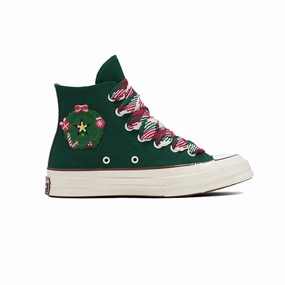 Converse - Unisex Chuck 70 X-Mas Gingerbread & Knit Sock High Top Shoes (A12455C) Mild Support