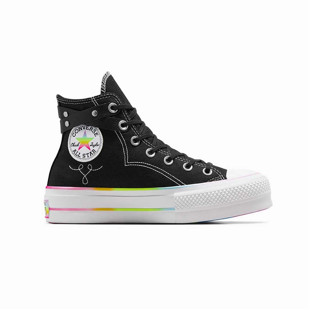Converse - Unisex Chuck Taylor All Star Lift Platform Pride High Top Shoes (A10218C) City Explorer