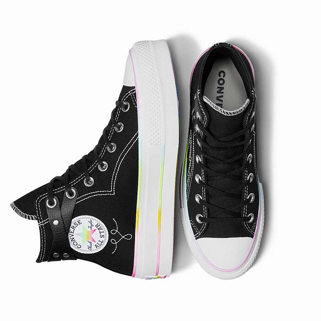 Converse - Unisex Chuck Taylor All Star Lift Platform Pride High Top Shoes (A10218C) Slip-On Comfort