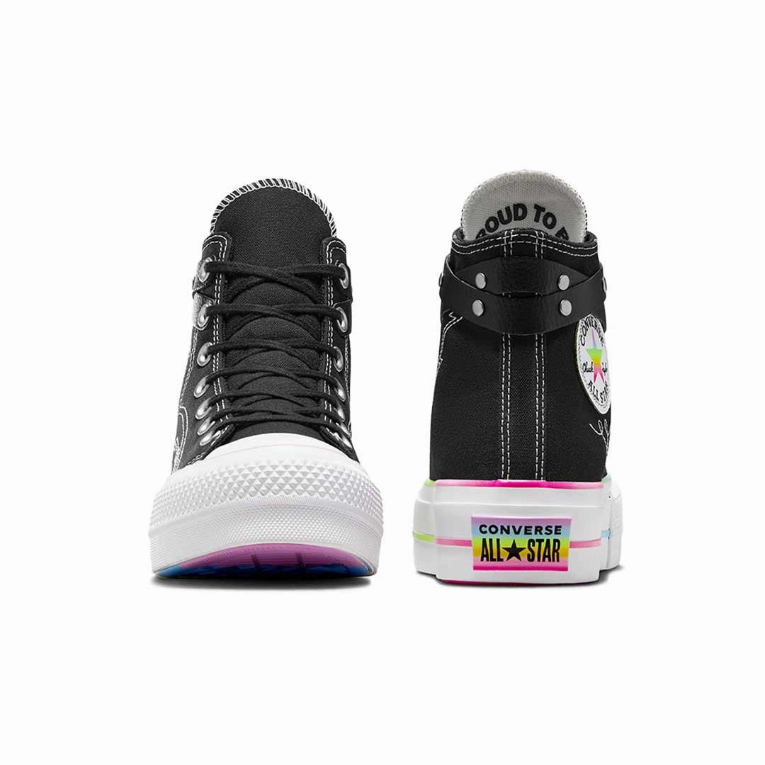 Break Run Vine Path Converse - Unisex Chuck Taylor All Star Lift Platform Pride High Top Shoes (A10218C)