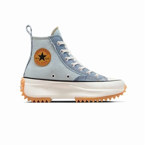 Converse - Unisex Run Star Hike Denim High Top Shoes (A12043C) Low Profile Pet Play