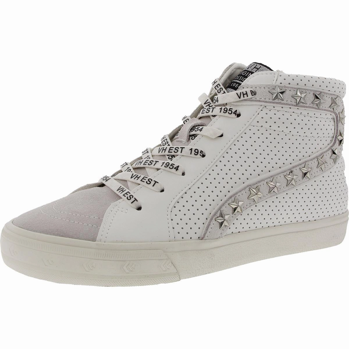 Womens Distressed Leather Casual And Fashion Sneakers Lightweight Walk Impact Diffusion Technology