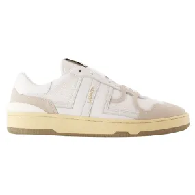 Clay Sneakers - Lanvin - Leather - White Heel Counter Support