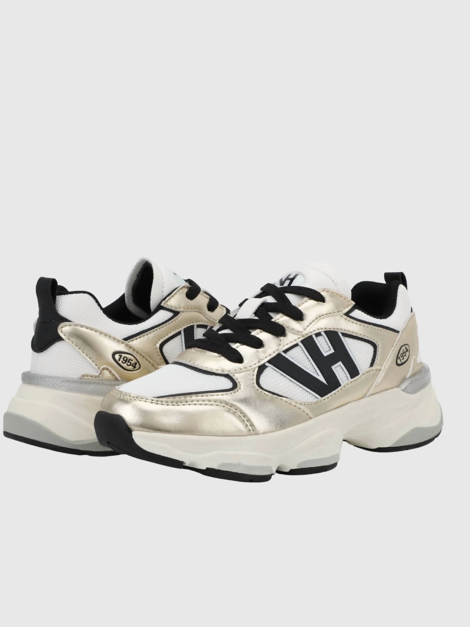 Women's Dash Washed Sneaker In Gold/ Black Comfortable Flex Go Fast