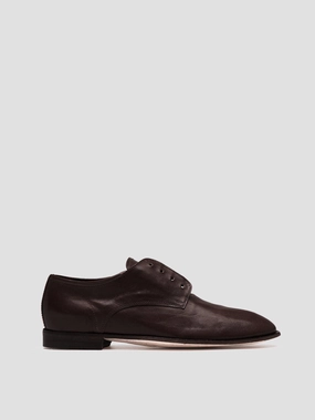Back To Work SOLITUDE 104 - Dark Brown Leather Derby Shoes