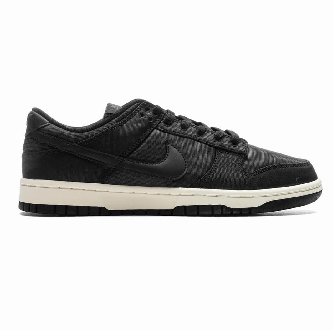 Nike Men's Dunk Premium Low Retro Shoes - Black / Sail White Energy Lift foot - endurance running shoes