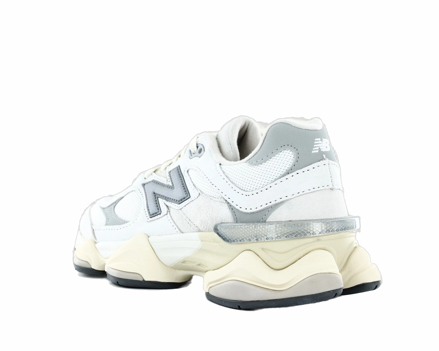 New Balance Men's 9060 Shoes - Sea Salt / Concrete under - pronation Lightweight Foam Cushioning
